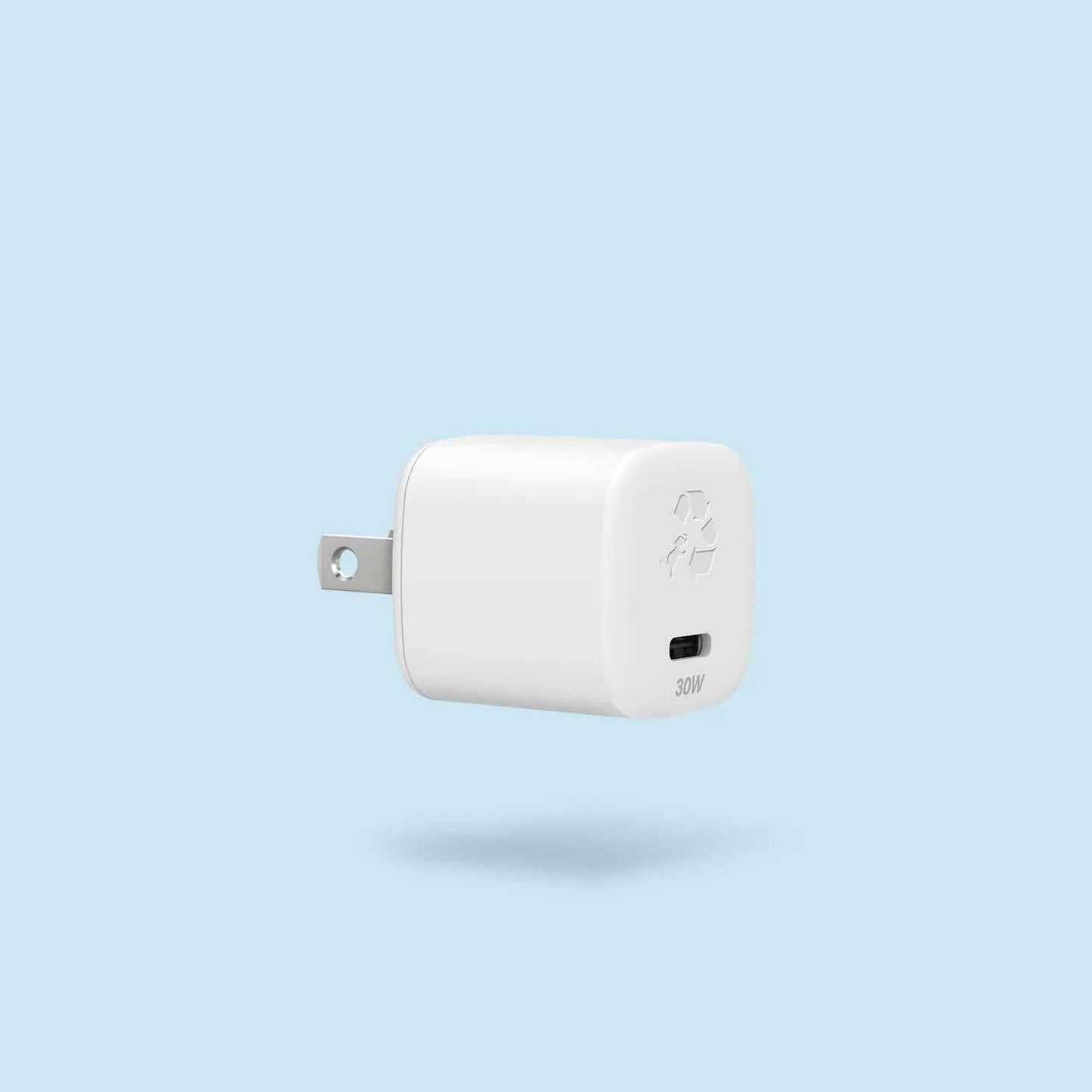 Nimble Wally SubNano USB-C Charger Block, 30W Fast Charging Power Adapter, Type C Charging Block for iPhone 17 16 15 14 13 12 11 Air Pro Max Plus