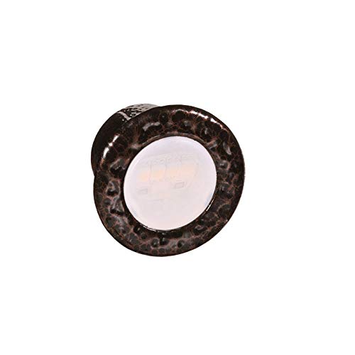 DEKOR LED Recessed Stair Lights Step Lighting for Indoor Outdoor Use (Dark Copper Vein, Add-On 4 Pack)