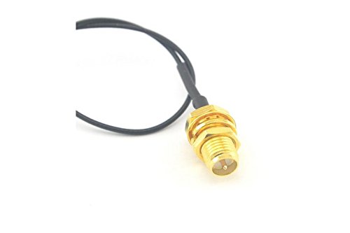 ZhenJiang Saide Electronics 2PCS U.FL Mini PCI to RP-SMA Pigtail Antenna WiFi Cable 6‘’