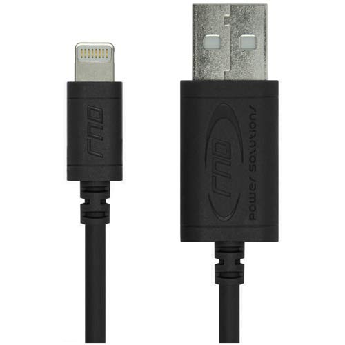 RNDs Lightning to USB 10ft Cable for Apple iPhone and iPad (Pro, Air, Mini) [Apple MFi Certified] (10 feet/3M/Black)