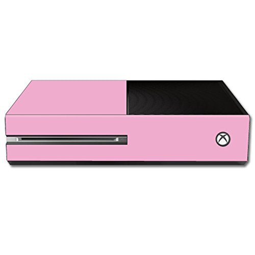 MightySkins Skin Compatible with Microsoft Xbox One - Solid Pink | Protective, Durable, and Unique Vinyl Decal wrap Cover | Easy to Apply, Remove,
