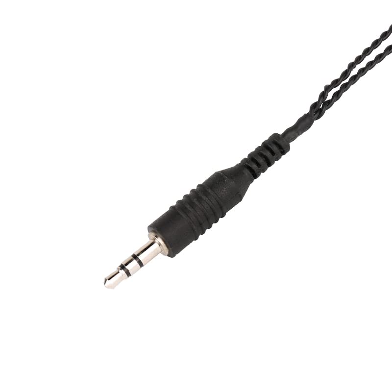 BANDARICOMM Racing Radio Earbuds, 1/8" Plug Alpha Foam Stereo Earbud Speaker for Hearing Protection Noise Reduction