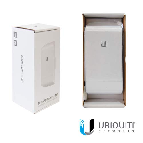 Ubiquiti NanoStation locoM2 IEEE 802.11b/g 300 Mbps Wireless Bridge - ISM Band - 49.2 ft Maximum Outdoor Range - 1 x Network (RJ-45) - Pole-mountable