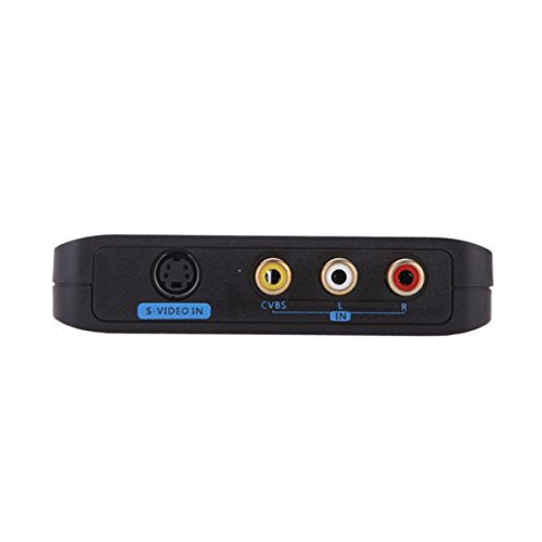 New Portable 1080P / 720P CVBS + S-Video + R / L Audio to HDMI Converter for HDTV STB DVD Projector