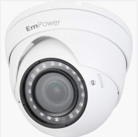 UNISIGHT HC-4EB-VF-SAL HDCVI IR Eyeball Camera with varifocal Lens, 4MP, 2.7-13.5mm, Weatherproof IP 67, BNC Connection