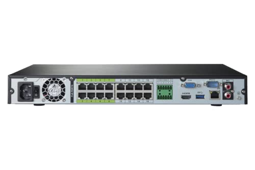 16-Channel Fusion NVR System with 4K (8MP) IP Cameras 12 / Black
