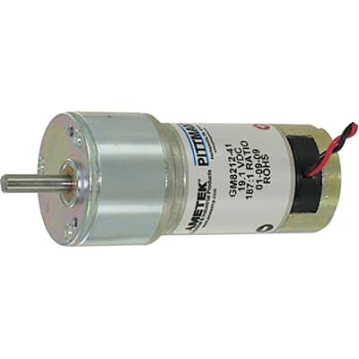 GM9213-4, Gearmotor, 12VDC, 13rpm no Load, 5.6oz/in tor const, 1/1.44A, 218.4 Ratio