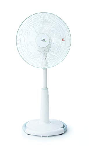 SPT SF-16S88: 16? O-shaped Oscillating Standing Fan, WHITE