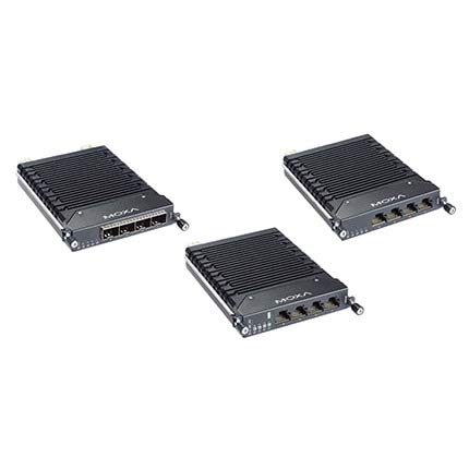 Giga Ethernet Module for PT-G7728/G7828 Series switches, with 4 100/1000Base SFP Slots, LM-7000H-4GSFP