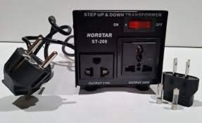 Norstar ST-100 Watt Step Up and Down Voltage Transformer Converter - 110-120 Volt - 220-240 Volt, Two Way Voltage Transformer with Fuse Protection