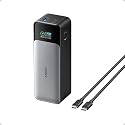 Anker 737 Power Bank, 140W Max 3-Port Laptop Portable Charger, 24,000mAh, Smart Display, Compatible with iPhone 16 / 15 / 14 Series, Vision Pro