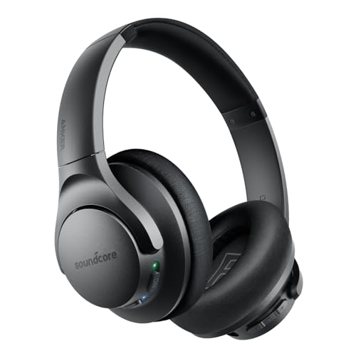 Soundcore Anker Life Q20 Hybrid Active Noise Cancelling Headphones, Wireless Over Ear Bluetooth Headphones, 60H Playtime, Hi-Res Audio, Deep Bass…