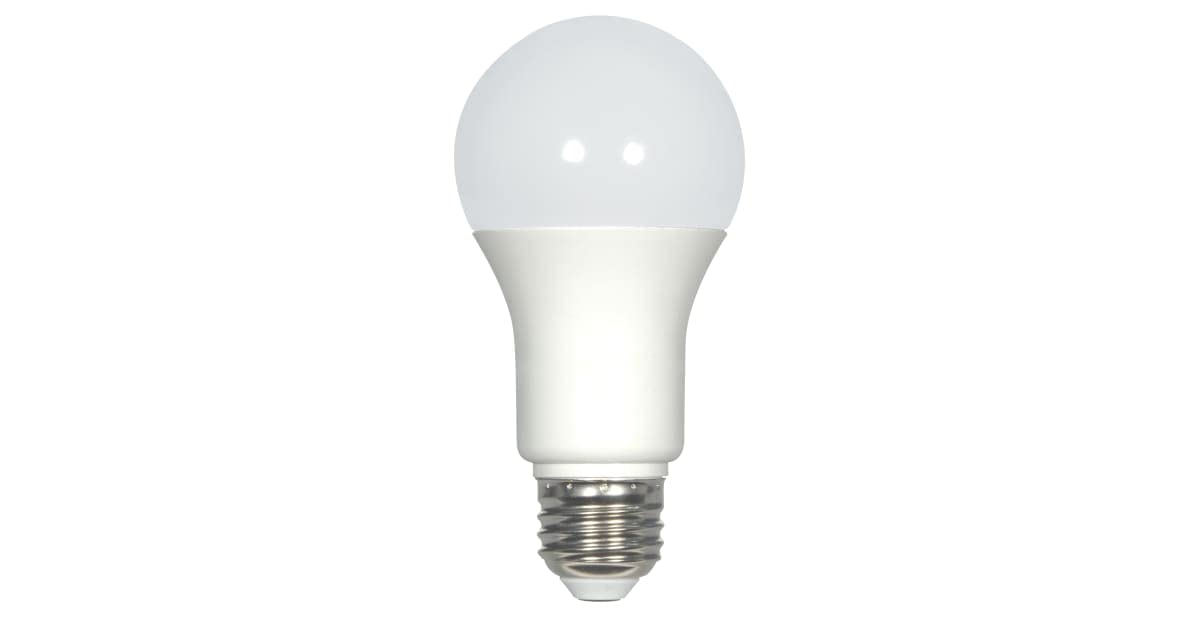 Satco S29831 Medium Light Bulb Finish, 4.19 inches, Frosted White