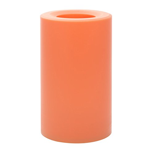 Sterno Home CGT20305SC Indoor/Outdoor Plastic Pillar Candle with 5-Hour Timer, 3 5-Inch, Sunrise