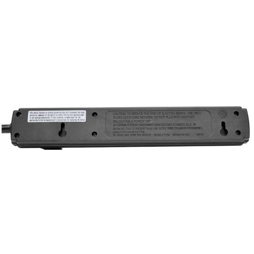 Tripp Lite 6 Outlet Power Strip NEMA 5-15R 6-ft Cord 5-15P Black Housing (PS66B)