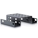 2X 2.5 SSD/SATA/IDE to 5.25" Aluminum Mounting Drive Rack Dual 2.5 to 5.25 Bracket