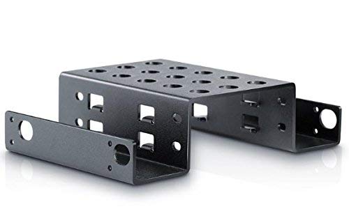 2X 2.5 SSD/SATA/IDE to 5.25" Aluminum Mounting Drive Rack Dual 2.5 to 5.25 Bracket
