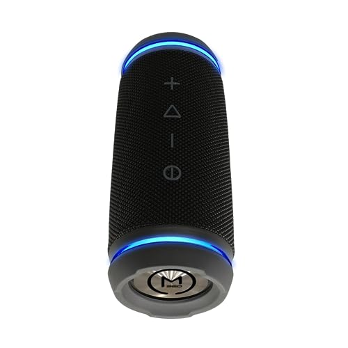 Morpheus 360 BT7750BLK Sound Ring II Portable Bluetooth Speaker - 25W Stereo - Loud 360 Degree HD Surround Sound w/Bass - 20H Battery - Portable