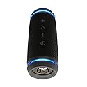 Morpheus 360 BT7750BLK Sound Ring II Portable Bluetooth Speaker - 25W Stereo - Loud 360 Degree HD Surround Sound w/Bass - 20H Battery - Portable