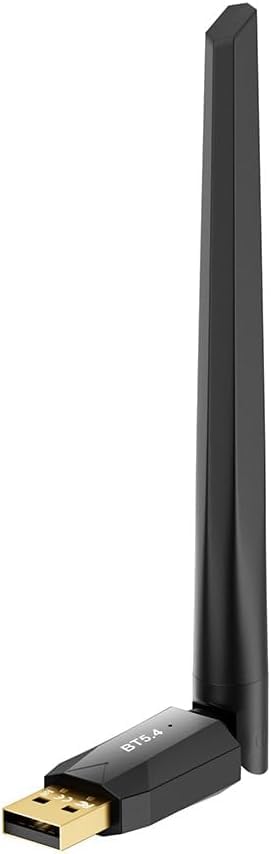 Bluetooth Adapter 5.4 for PC, 150M Long Range Bluetooth Stick USB Dongle 5.4 EDR Adapter for Desktop Laptop PC Plug & Play Compatible with Windows