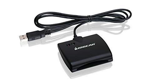 IOGEAR USB Smart Card Access (CAC) Reader - TAA Compliant - DOD/Government/Healthcare/Banking/Entertainment/Secure Network Login - Compatible