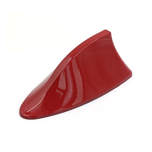 uxcell Red Stick-on Shark Fin AM/FM Signal Antenna Aerial