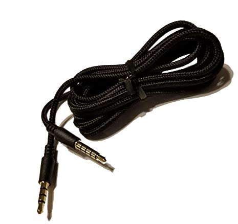 ienza A10 A40 Audio Aux Gaming Cord Adapter Chat Wire for AstroA10 A10 A40 TR Gaming Headsets - Braided Cable for Maximum Durability/Strength