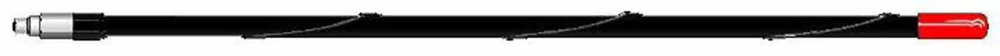 FIRESTIK - MURS45-B 45" Tall Black MURS (143.43-168.11 MHZ) 5/8 Wave Mobile Antenna with 3/8"X24" Threaded Base