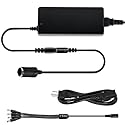 12V 10A Power Adapter 120W, DC 12V 10A Power Supply Adapter AC to DC Converter Transformer for Car Powered Device，is Suitable for LCD Monitors, LED…