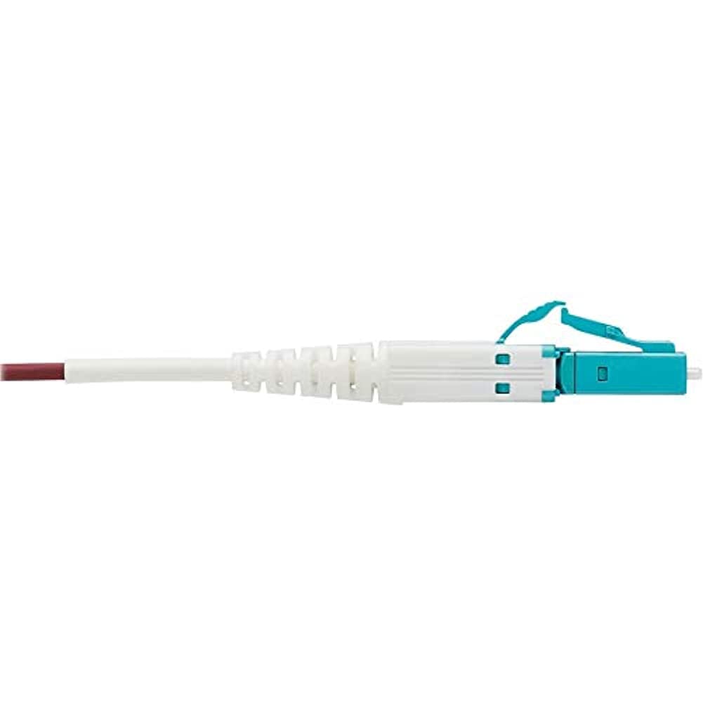 TRIPP LITE 400G Fiber Optic Cable, Duplex Multimode 50/125 OM4 Fiber, CS-PC/LC-PC (M/M), LSZH Jacket, 10m, Magenta (N822L-10M-MG)