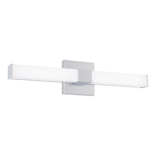 East Grove Home Cube Advantage 24in LED Bathroom Vanity and Wall Light 5-CCT 2700-3000-3500-4000-5000K Selectable Color Temperature 24W 1,700 Lumens