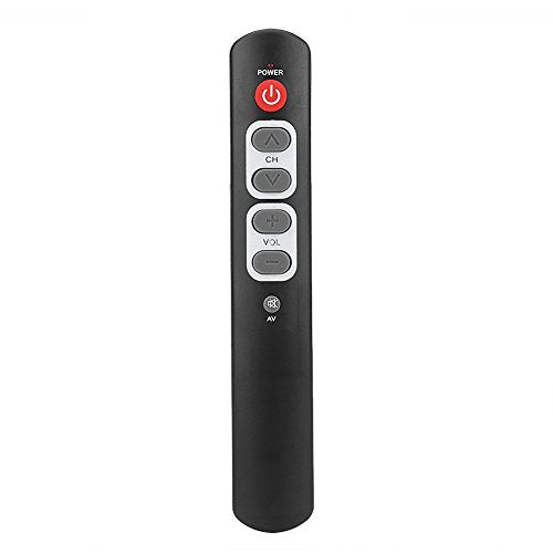 Sonew Bamfive Universal Learning Remote Control with 6 Big Buttons Smart Controller for TV STB DVD HiFi VCR Perfect Choice(Gray)