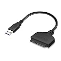FANTIA USB 3.0 to 2.5” SATA Adapter Cable with UASP Support for 2.5 Inch HDD SSD Hard Drives