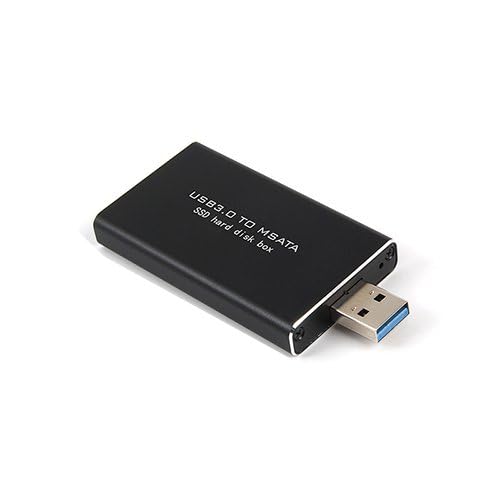 Mustpoint USB 3.0 to mSATA SSD Hard Disk Box Converter Adapter Enclosure External HDD Case