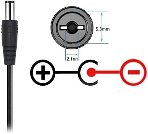 HCJYC USB 5V to DC 9 V Guitar Pedal USB Power Cable, Tip Negative(-) Design, Max Current 800mAh, Compatible for Most 9V Guitar Effects Pedals (Center…