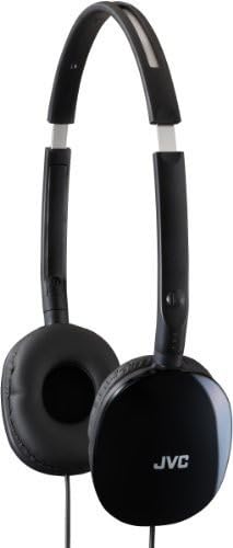 JVC Flats On-Ear Wired Headphones - Flat Foldable Design - 30mm Driver for Powerful Sound - Soft Ear-Pads for Comfort - Steel Headband - Lightweight…