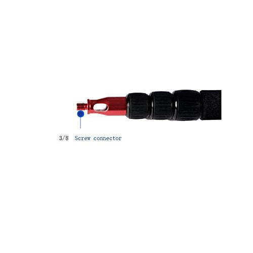 Nicama 11.5 ft Professional Handheld Boom pole for Shotgun Microphones,Lightweight, Easy Twist Locks,Padded Handle