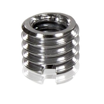 Foto&Tech Metal 1/4 inch to 3/8 inch Tripod Thread Adapter, Easy Mount Convert Screw Adapter for Tripod Monopod Ballhead, Reducer Bushing for Camera
