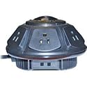 Ezspace UFO 6-Outlet Surge Protector with Phoneline/Coax Protection
