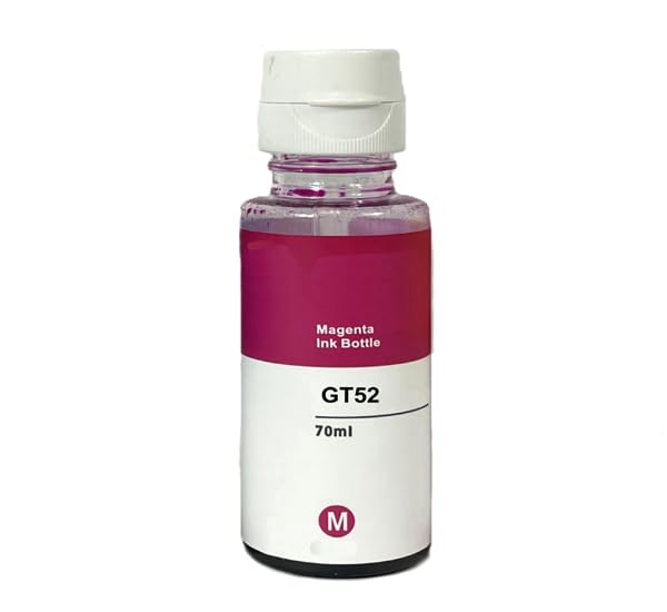 Vivid Colors Refill Ink Bottles Compatible for Deskjet GT 5810 5820, Ink Tank 310 315 Printers # GT51 GT52 4 Pack