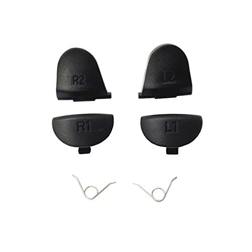 OSTENT L2 R2 Trigger Replacement Parts Buttons for PS4 Wireless Wired Controller - Pack of 5