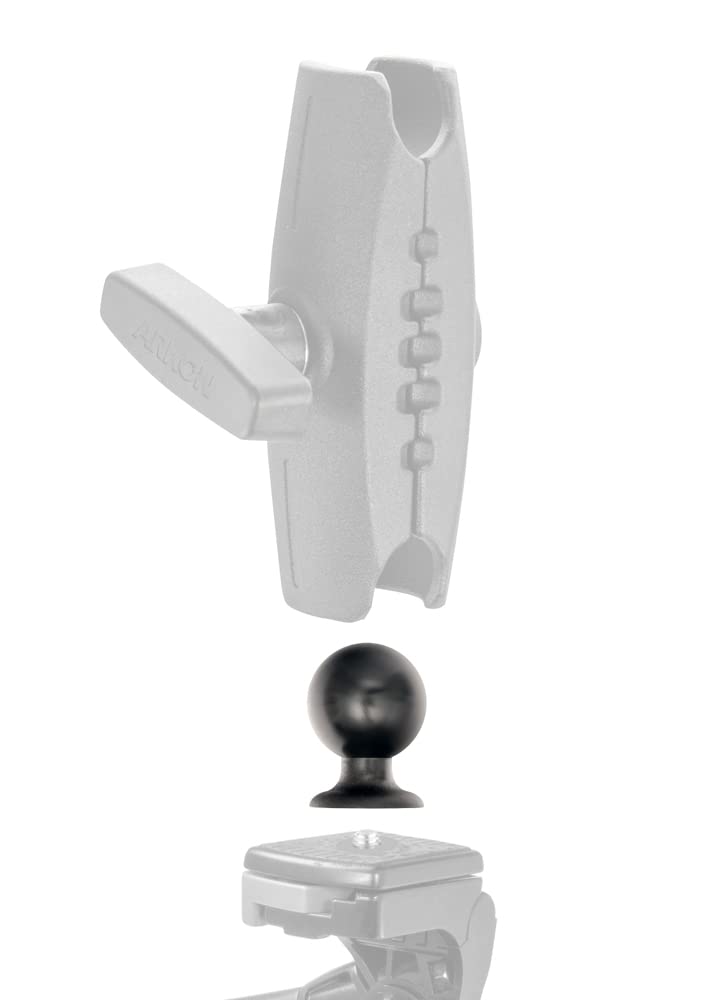 ARKON Mounts Female Camera 1/4"- 20 Threaded Pattern to 38mm (1.5") Ball Adapter | Designed for Tripods & Shafts | Industrial-Standard Camera Pattern