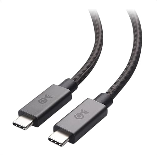 Cable Matters Braided Long USB C Cable 10 ft with Fast Charging, Up to [100W Charging, 480Mbps Data Transfer], No Video Support, Black, USB C Charger