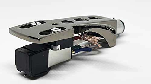 Titanium Plated Headshell, Mount, Cartridge and Conical stylus, needle for Sansui FR-D4, SR-737, SR-838, FR-D35, SR-525, SR-929, SR-636