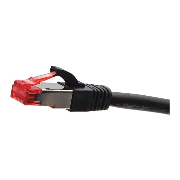 Triplett 25' Black CAT6A 10GBPS Professional Grade SSTP 26AWG Patch Cable (CAT6A-25BK)