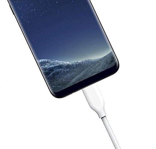 Josi Minea x3 Pcs USB 3.1 Type C (USB-C) Sync & Charging [ 10 inches / 25 cm ] Cable Compatible with Samsung Galaxy S9 & S9 Plus, S8, Google…