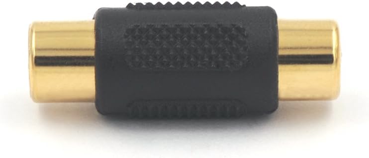 JDYYICZ 8-Pack Gold Plated RCA Female to RCA Female Coupler