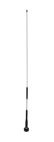 SS-680SBNMO Comet 2M/70cm Mobile Spring Antenna (Black) 2.15/4.15, 27", NMO