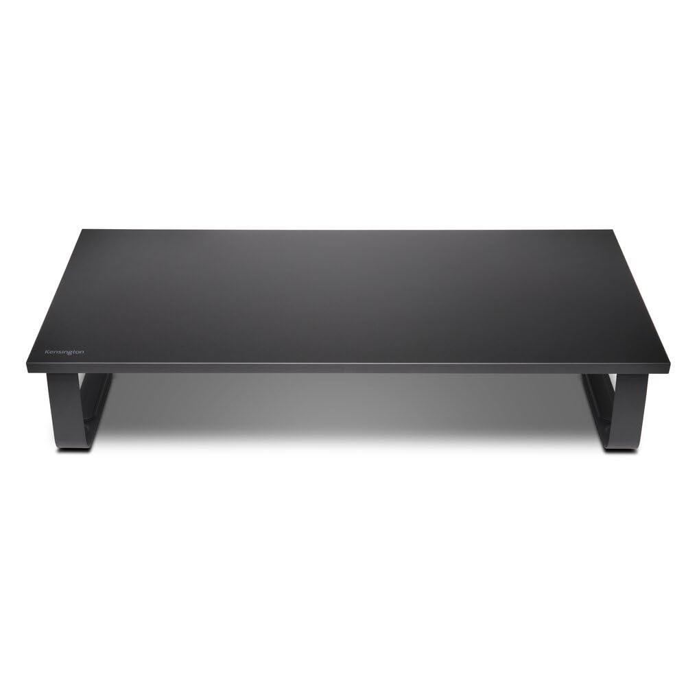 Kensington Extra Wide SmartFit Monitor Stand, Ergonomic Height Adjustable, for Monitors up to 32 Inches and MacBook M1/M2/M3/M4 (K55726WW) Black