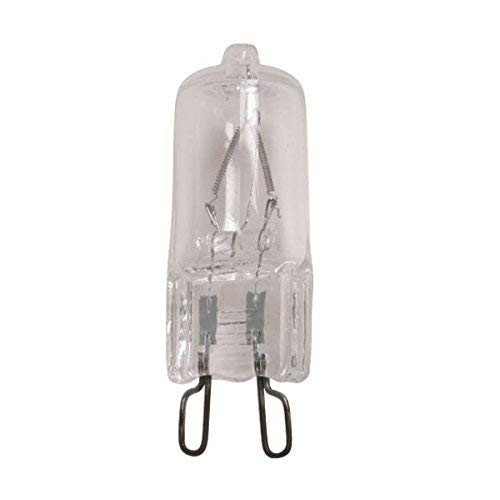 Satco 40T4/G9/CL Halogen Bi Pin Halogen, 40W G9 T4, Clear Bulb [Pack of 12]